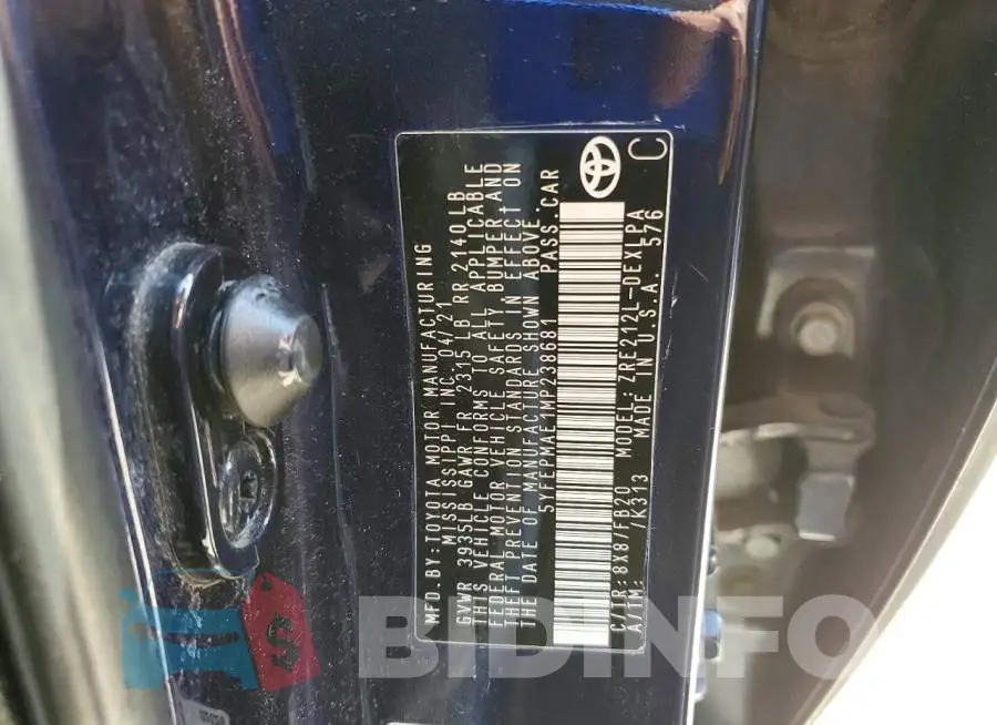 5YFEPMAE1MP238681 Photo# 12