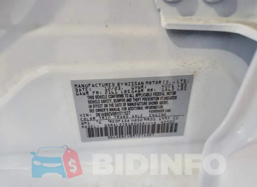 3N1AB8CV8RY271527 Photo# 13