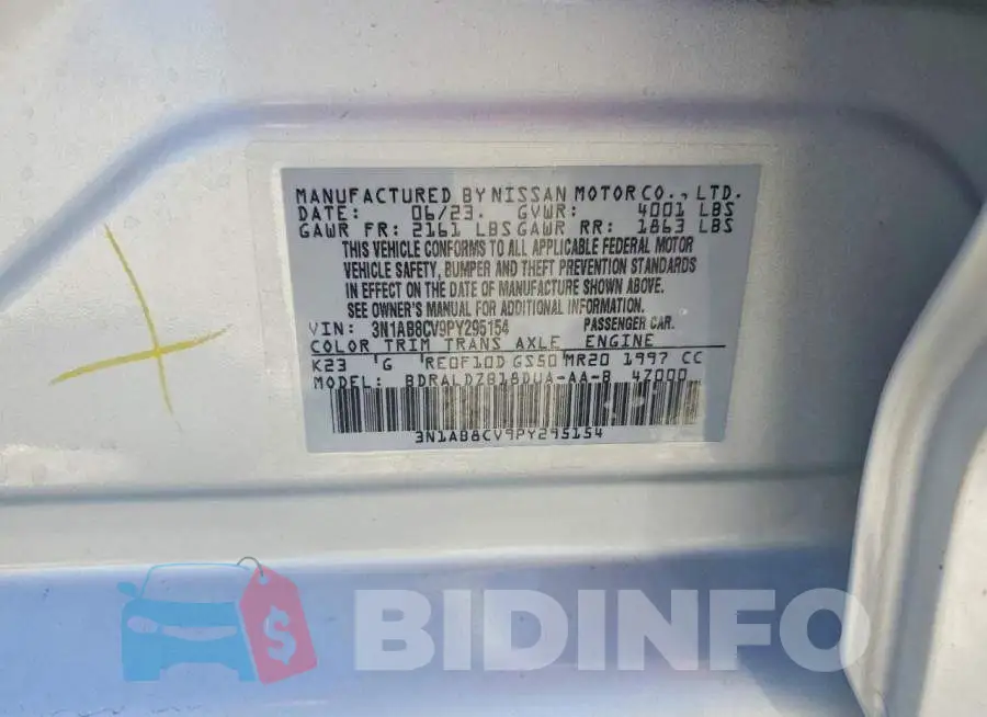 3N1AB8CV9PY295154 Photo# 12