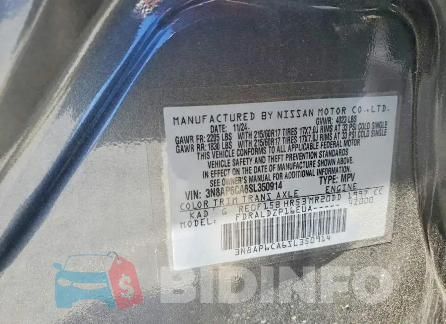3N8AP6CA6SL350914 Photo# 14