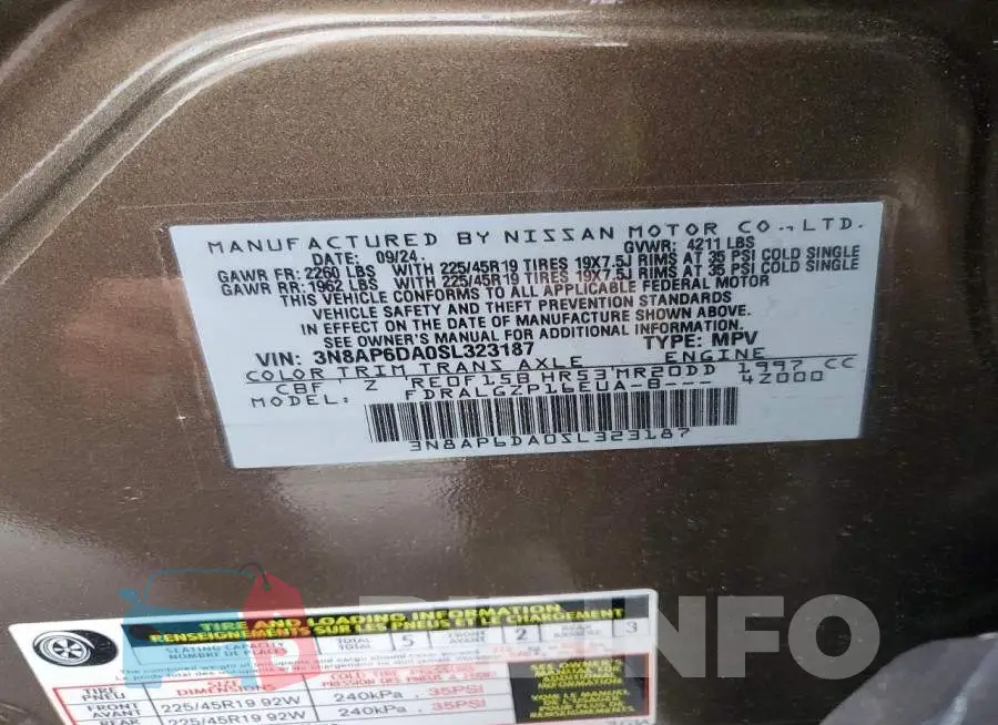 3N8AP6DA0SL323187 Photo# 12