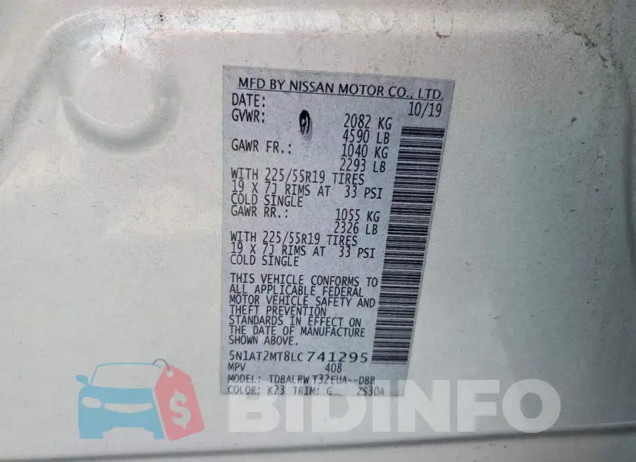 5N1AT2MT8LC741295 Photo# 13