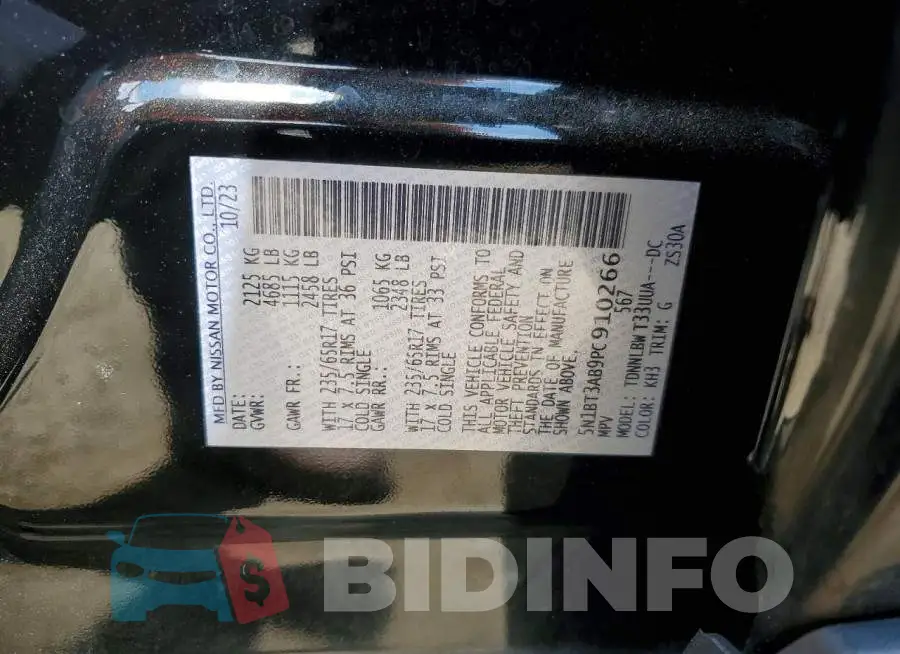 5N1BT3AB9PC910266 Photo# 13