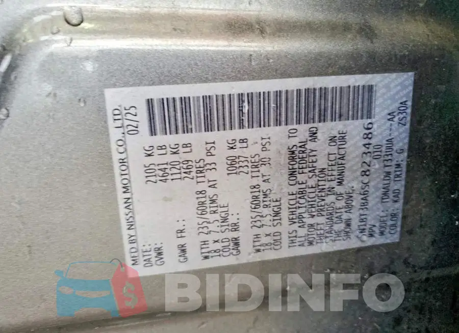 5N1BT3BA6SC823486 Photo# 12