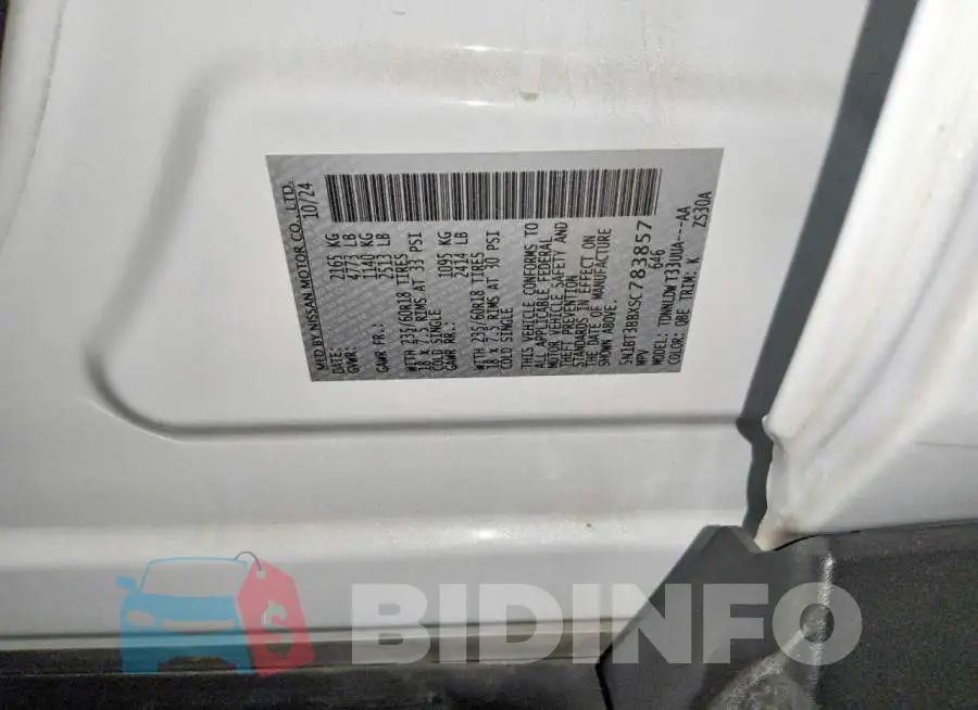 5N1BT3BBXSC783857 Photo# 13