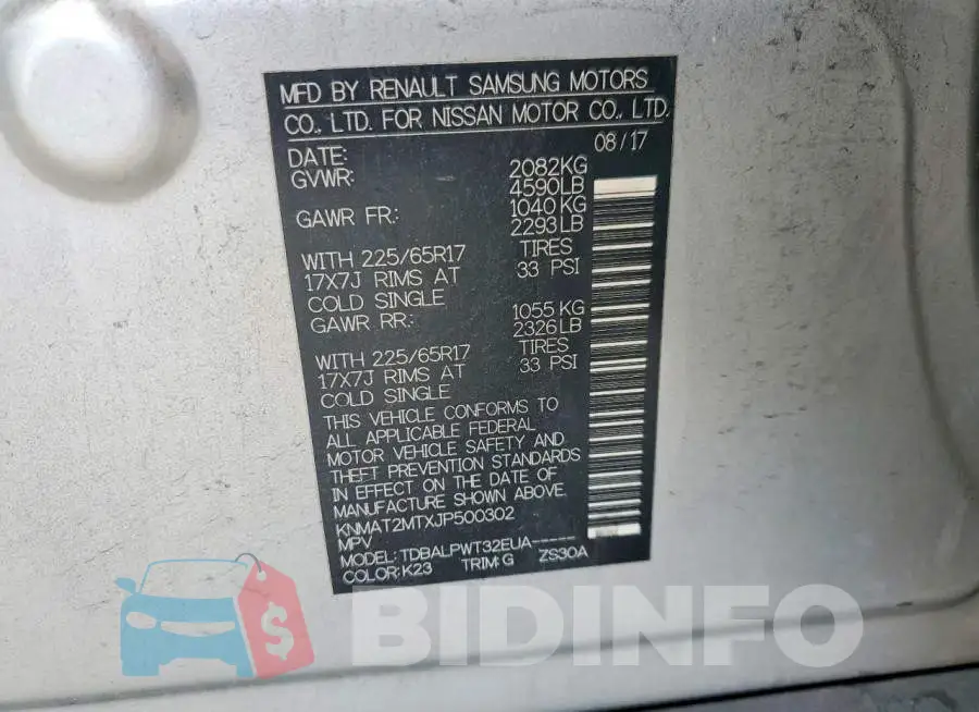 KNMAT2MTXJP500302 Photo# 13