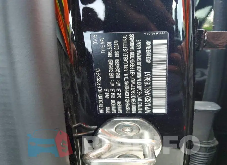 WP1AB2XA9SL153661 Photo# 13