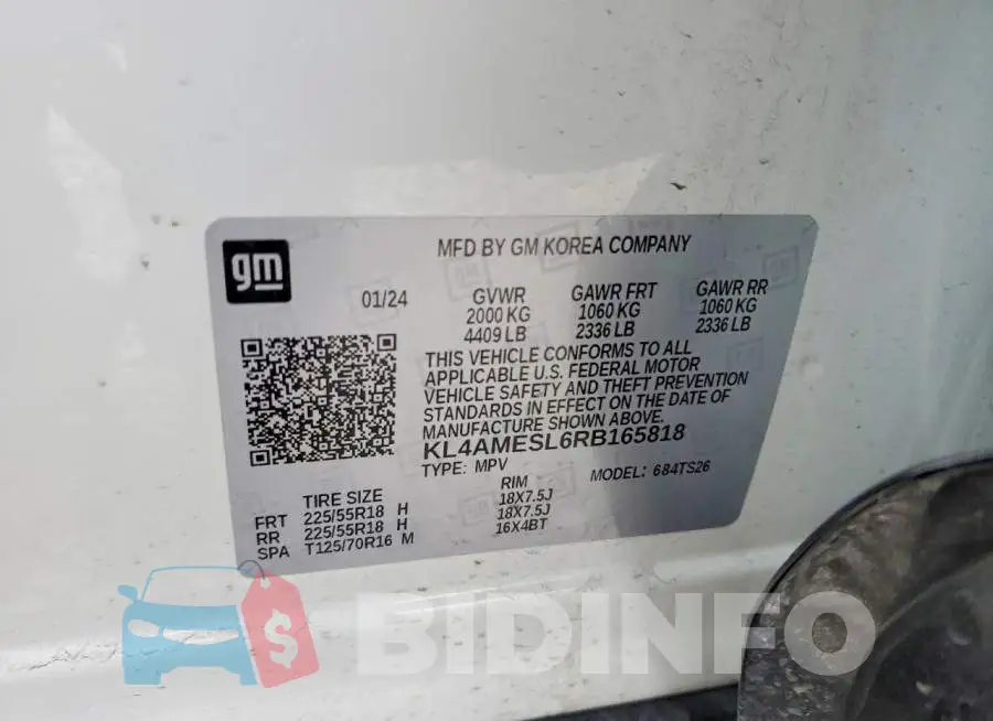 KL4AMESL6RB165818 Photo# 13