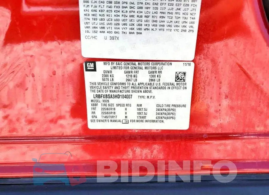 LRBFXBSA3HD104007 Photo# 14