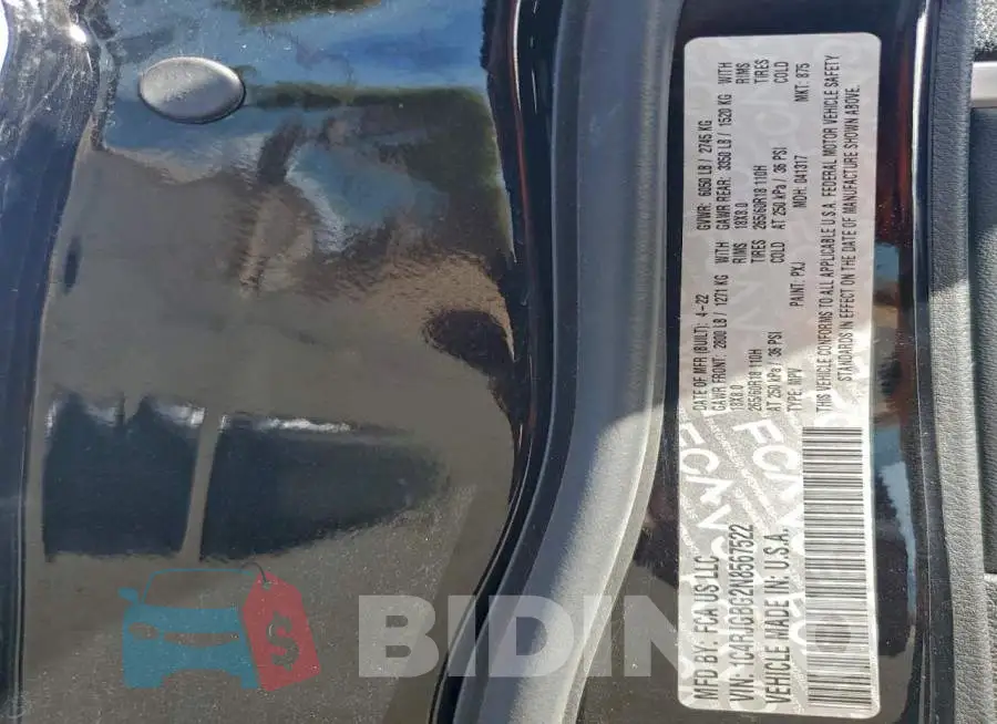 1C4RJGBG2N8567522 Photo# 13
