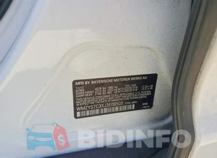 WMZYS7C3XJ3E08505 Photo# 12