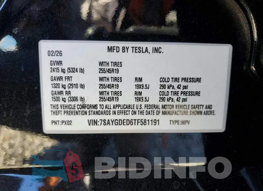 7SAYGDED6TF581191 Photo# 12