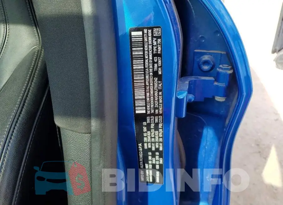 ZASFAKNNXJ7B95242 Photo# 13