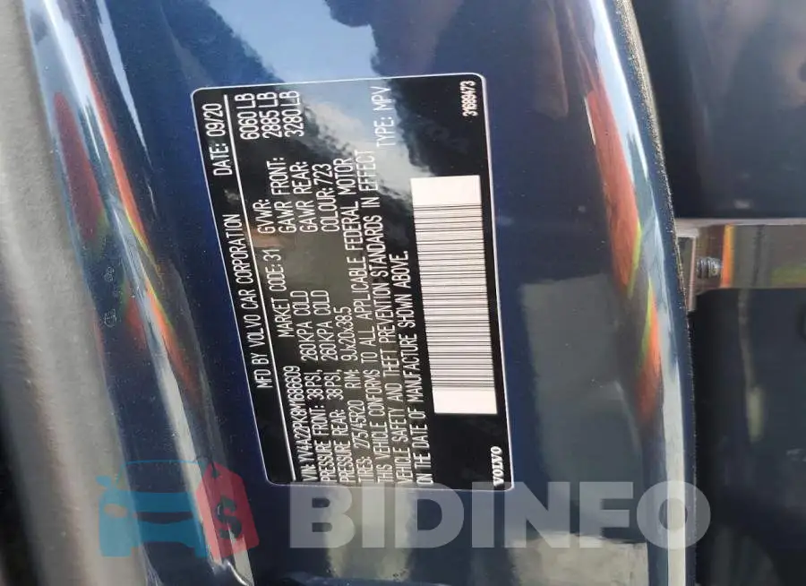 YV4A22PK8M1686609 Photo# 13