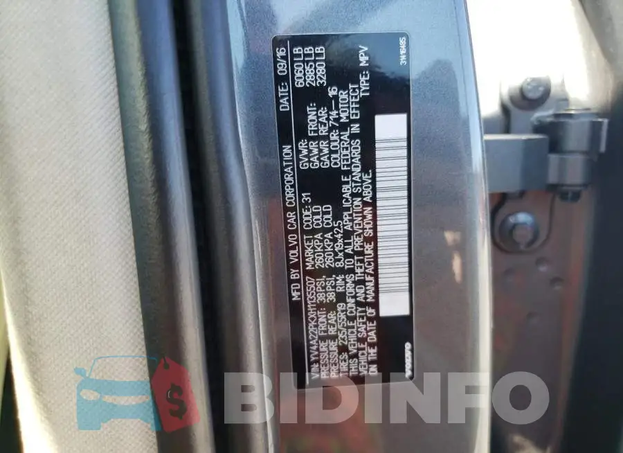 YV4A22PKXH1135507 Photo# 13