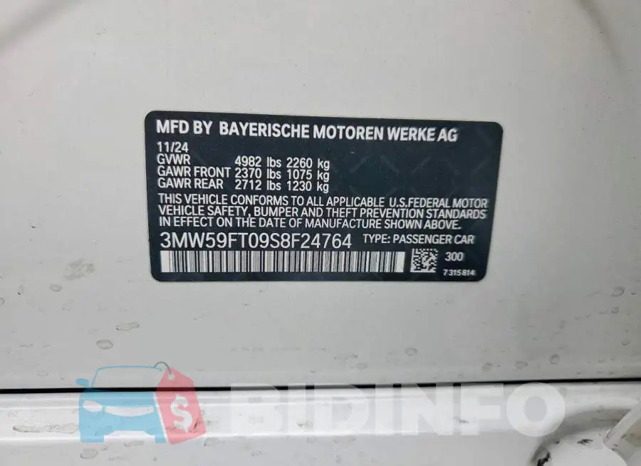 3MW59FT09S8F24764 Photo# 12