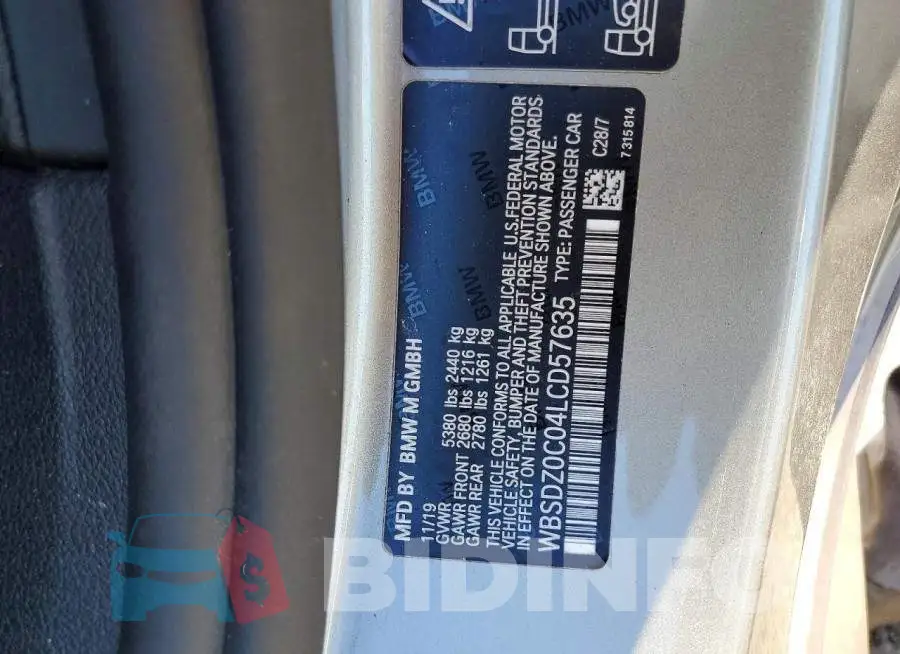 WBSDZ0C04LCD57635 Photo# 13