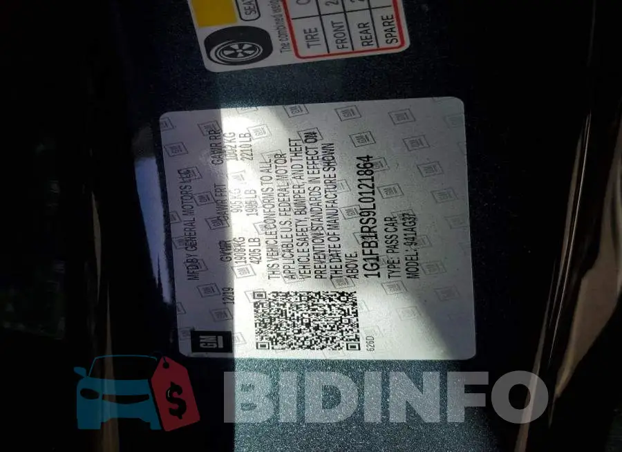 1G1FB1RS9L0121864 Photo# 12