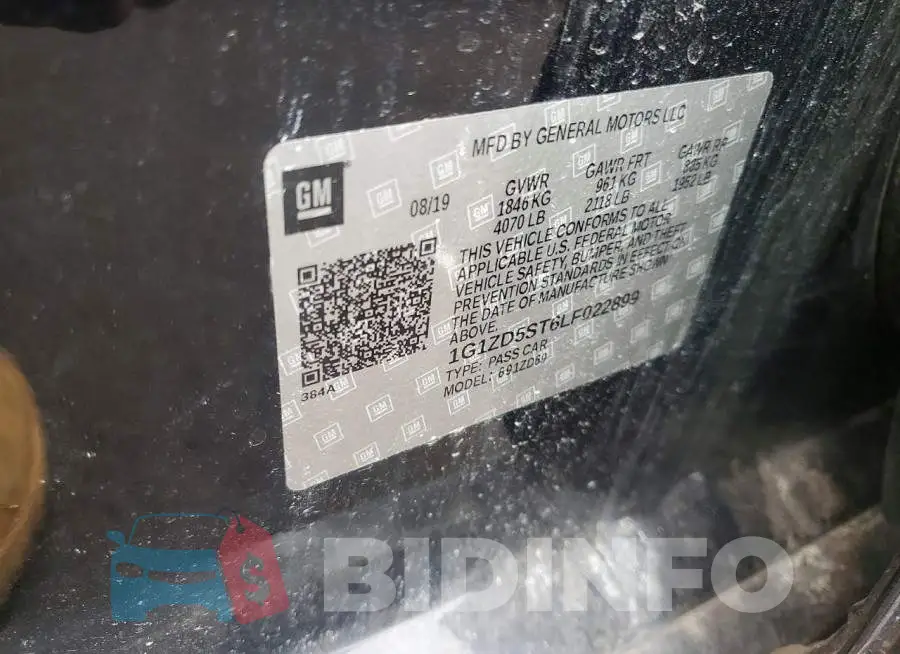 1G1ZD5ST6LF022899 Photo# 12