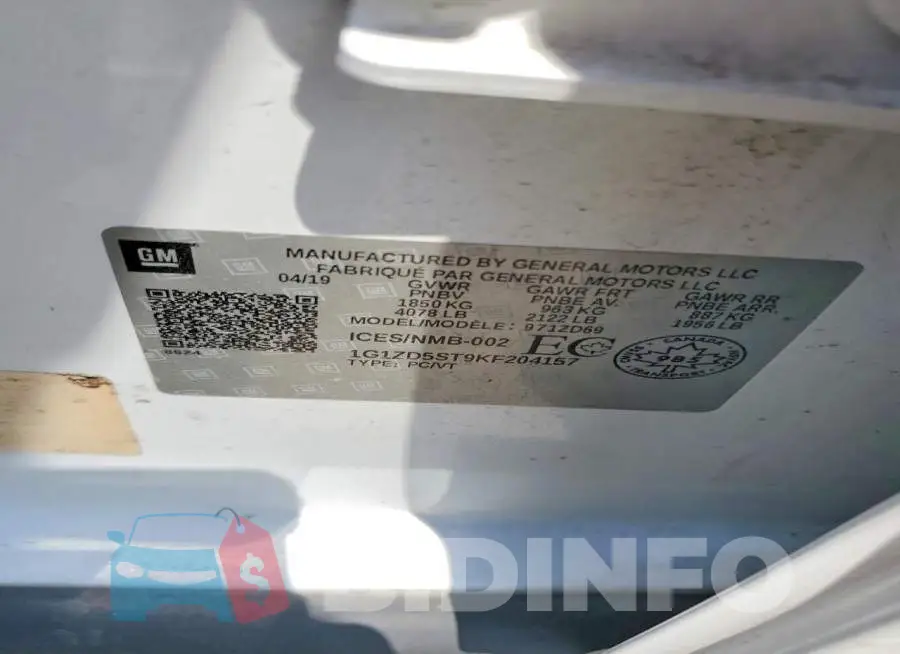 1G1ZD5ST9KF204157 Photo# 12
