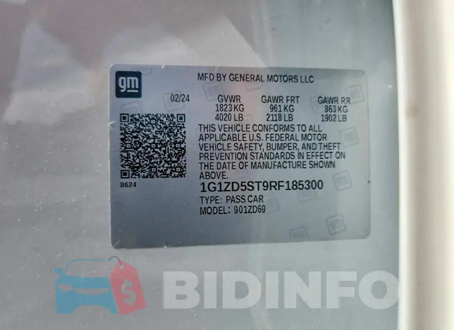 1G1ZD5ST9RF185300 Photo# 13