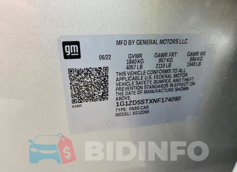 1G1ZD5STXNF174090 Photo# 13