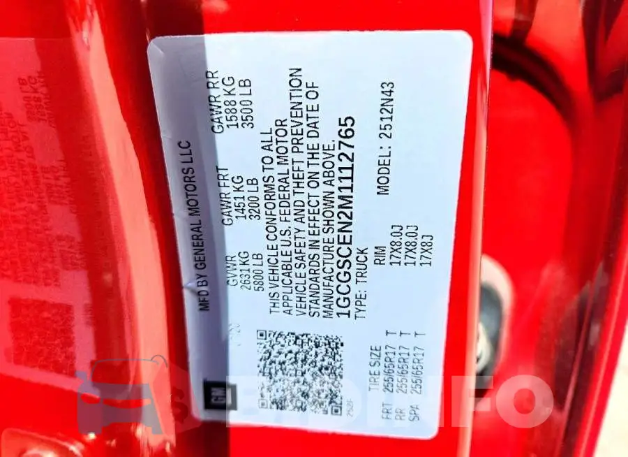 1GCGSCEN2M1112765 Photo# 12