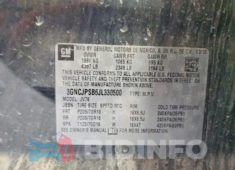 3GNCJPSB6JL330500 Photo# 14
