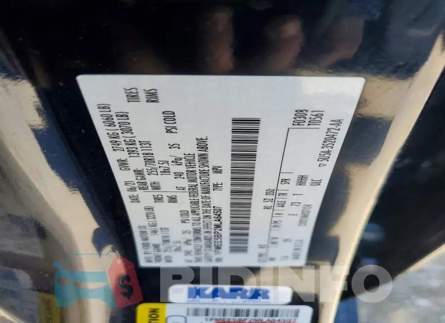 1FMEE5BP2MLA64507 Photo# 12