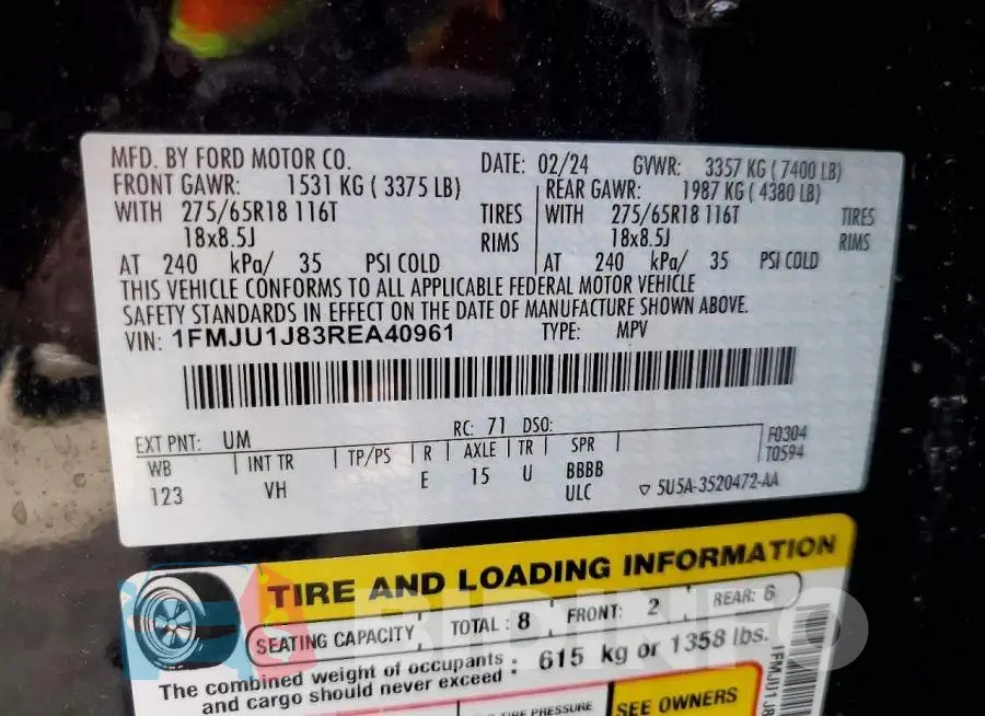 1FMJU1J83REA40961 Photo# 14