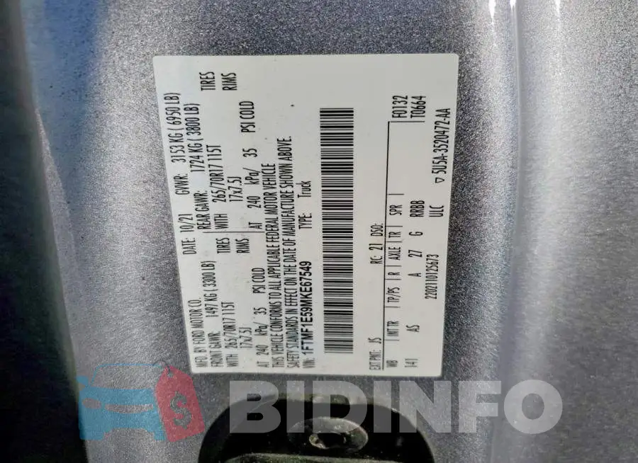 1FTMF1E59MKE67549 Photo# 13