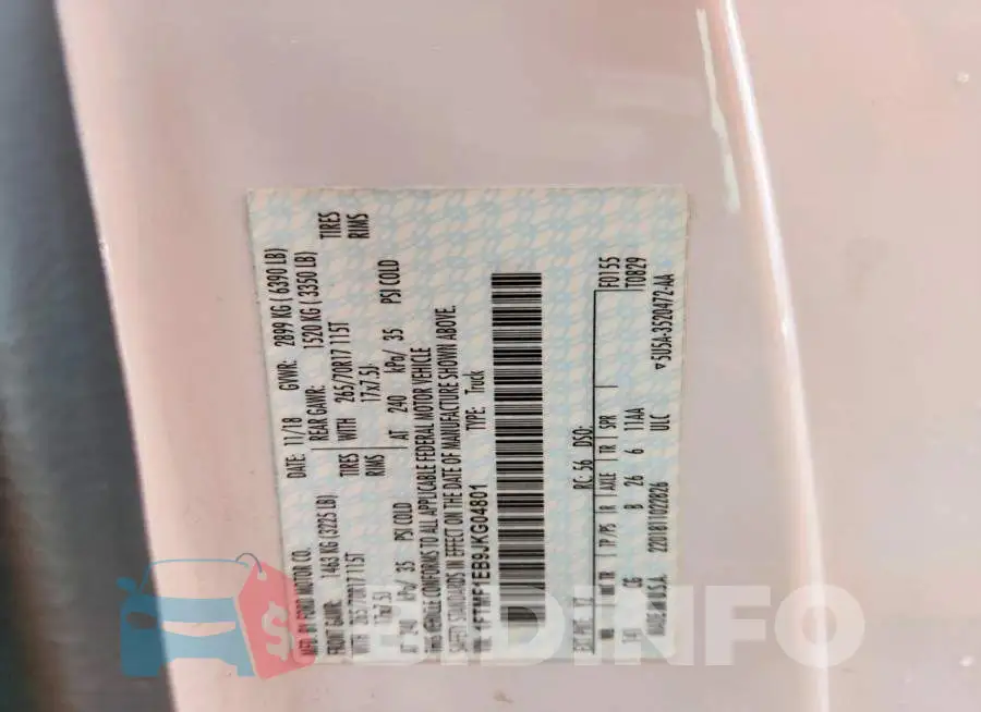 1FTMF1EB9JKG04801 Photo# 12