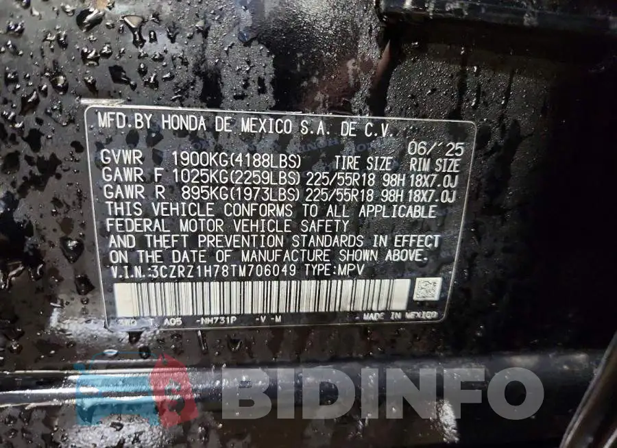 3CZRZ1H78TM706049 Photo# 13