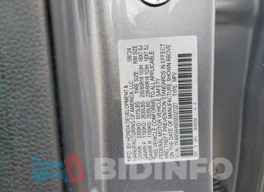 7FARS6H50SE027227 Photo# 12