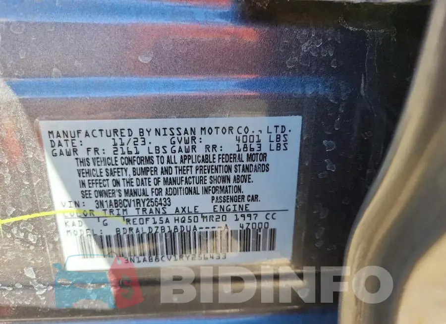3N1AB8CV1RY256433 Photo# 13