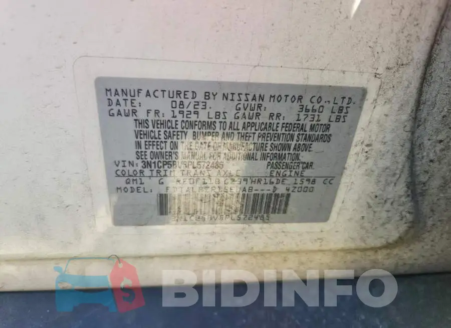 3N1CP5BV5PL572485 Photo# 13