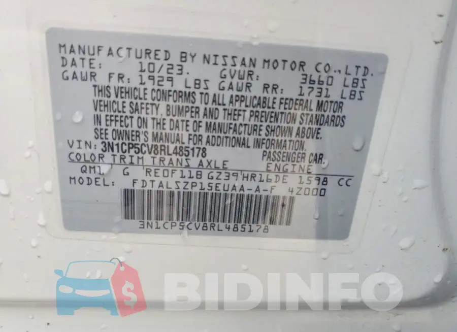3N1CP5CV8RL485178 Photo# 12