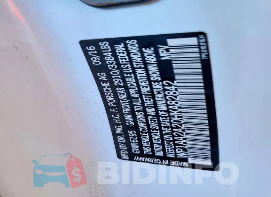 WP1AA2A20HKA82842 Photo# 12