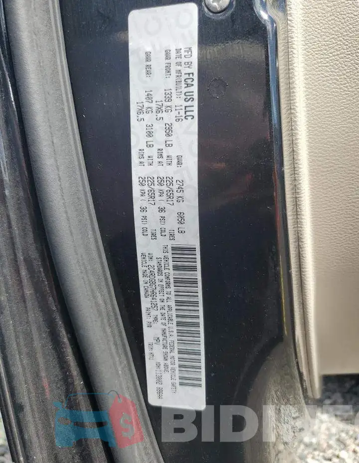 2C4RDGBG7HR641257 Photo# 13