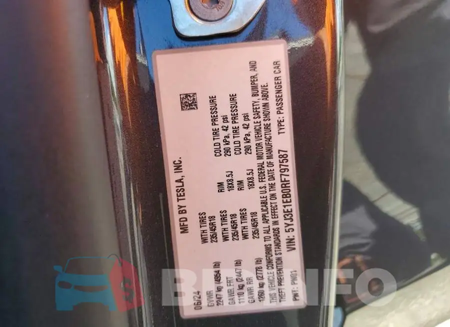 5YJ3E1EB0RF797587 Photo# 12
