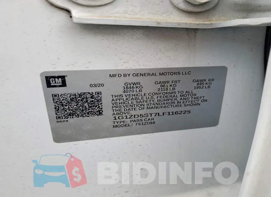 1G1ZD5ST7LF116225 Photo# 13