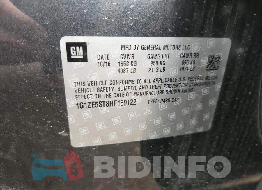 1G1ZE5ST8HF159122 Photo# 12