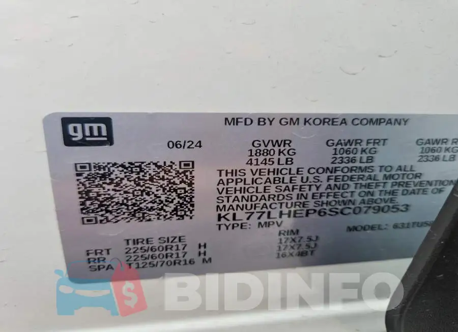 KL77LHEP6SC079053 Photo# 13