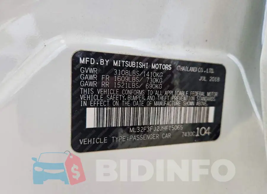 ML32F3FJ2JHF15065 Photo# 12