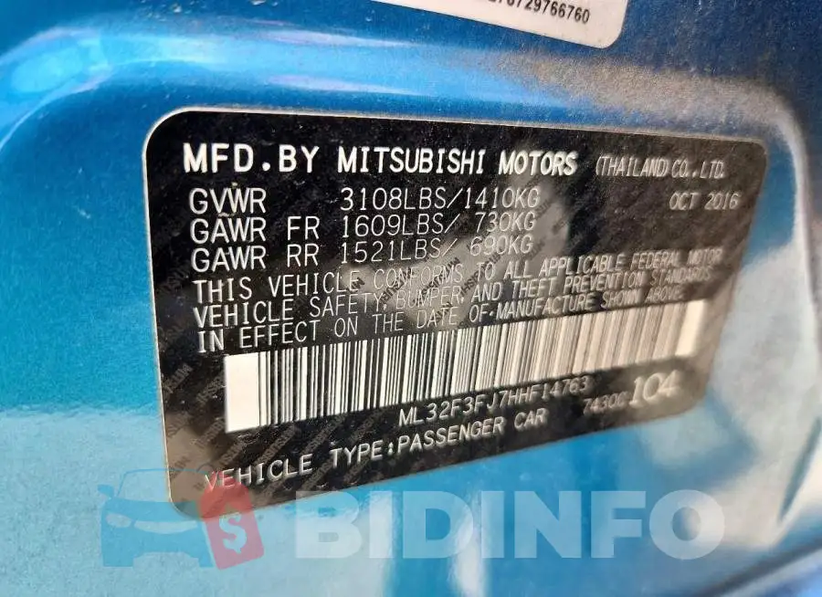 ML32F3FJ7HHF14763 Photo# 12