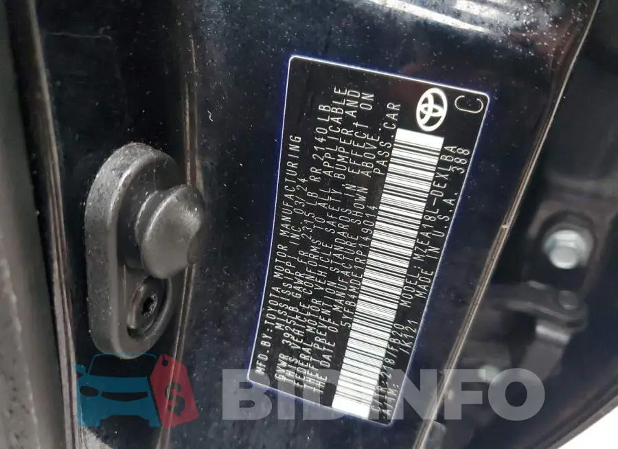 5YFB4MDE1RP149014 Photo# 12