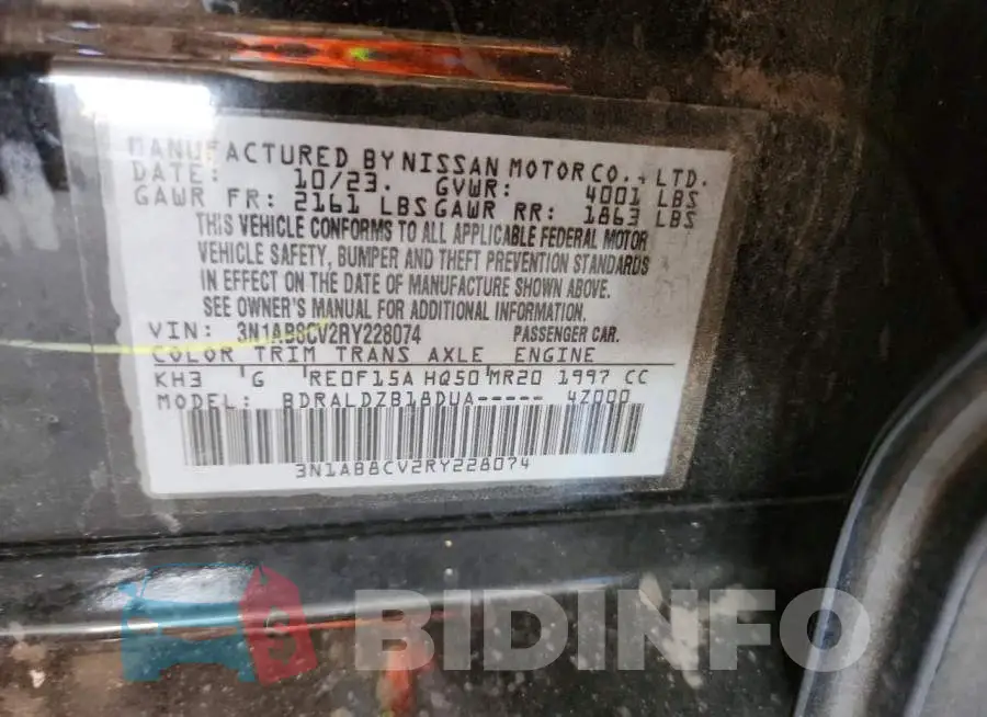 3N1AB8CV2RY228074 Photo# 12