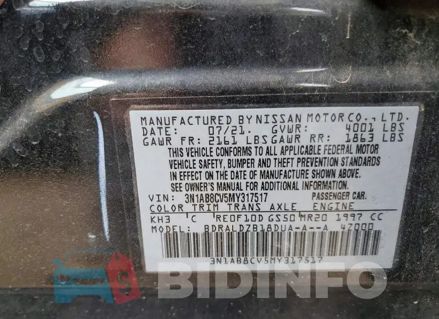 3N1AB8CV5MY317517 Photo# 12