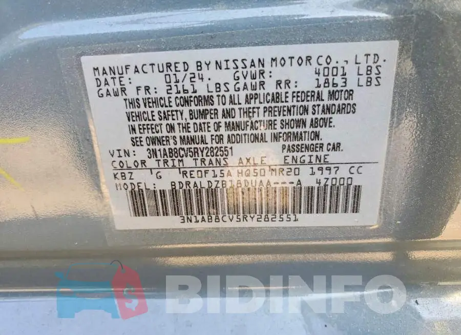 3N1AB8CV5RY282551 Photo# 12