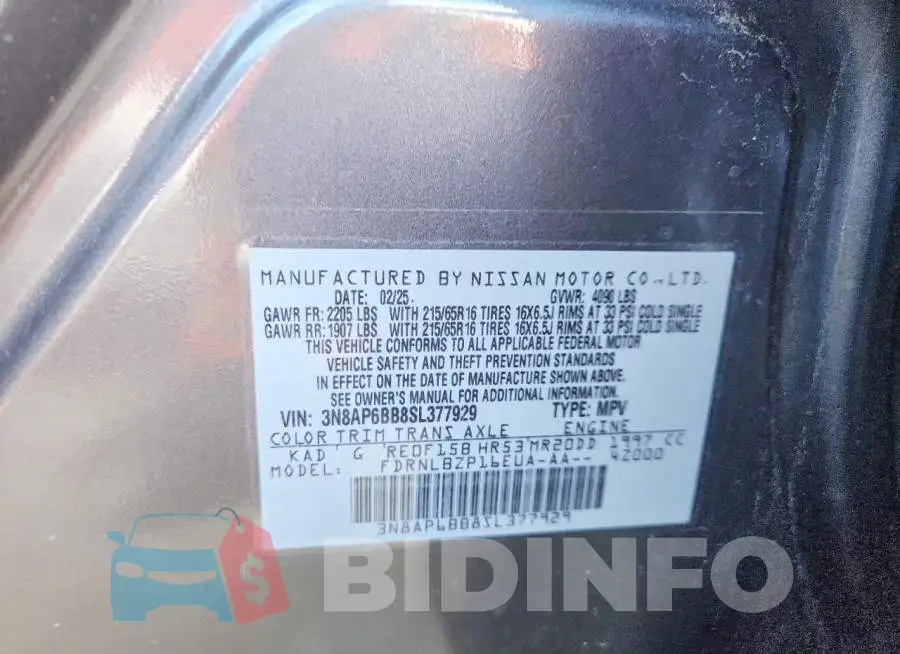 3N8AP6BB8SL377929 Photo# 13